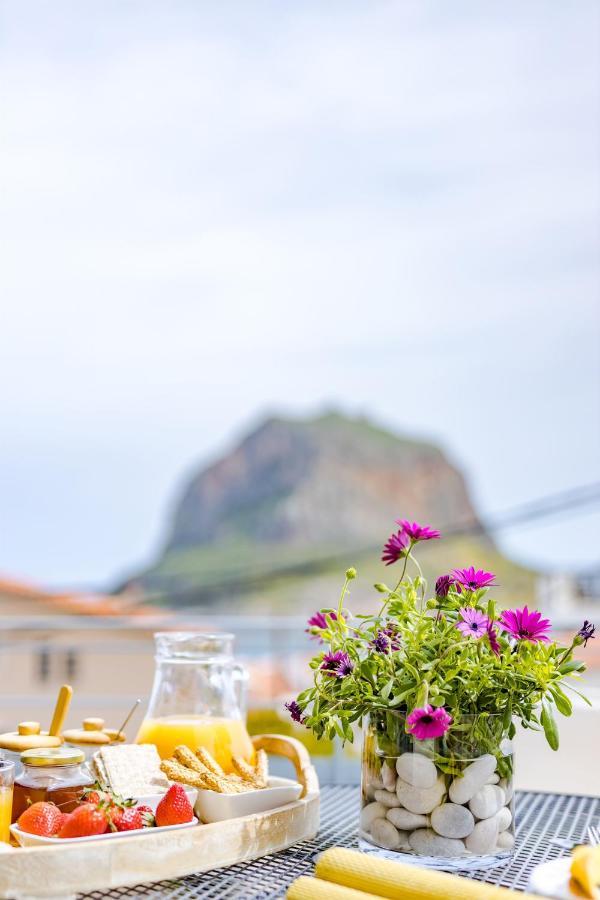 Monemvasia Modern Flat With Panoramic Sea View Zewnętrze zdjęcie