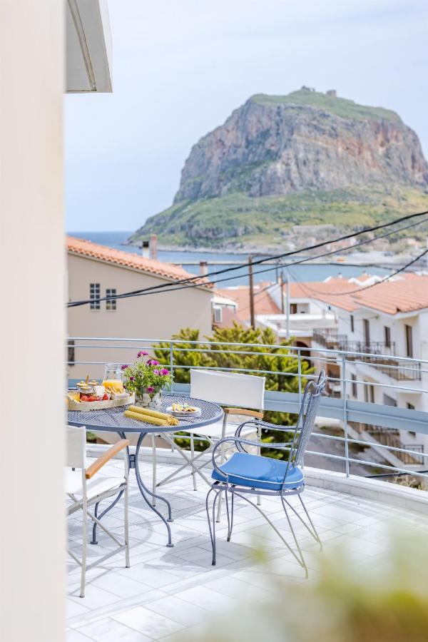 Monemvasia Modern Flat With Panoramic Sea View Zewnętrze zdjęcie