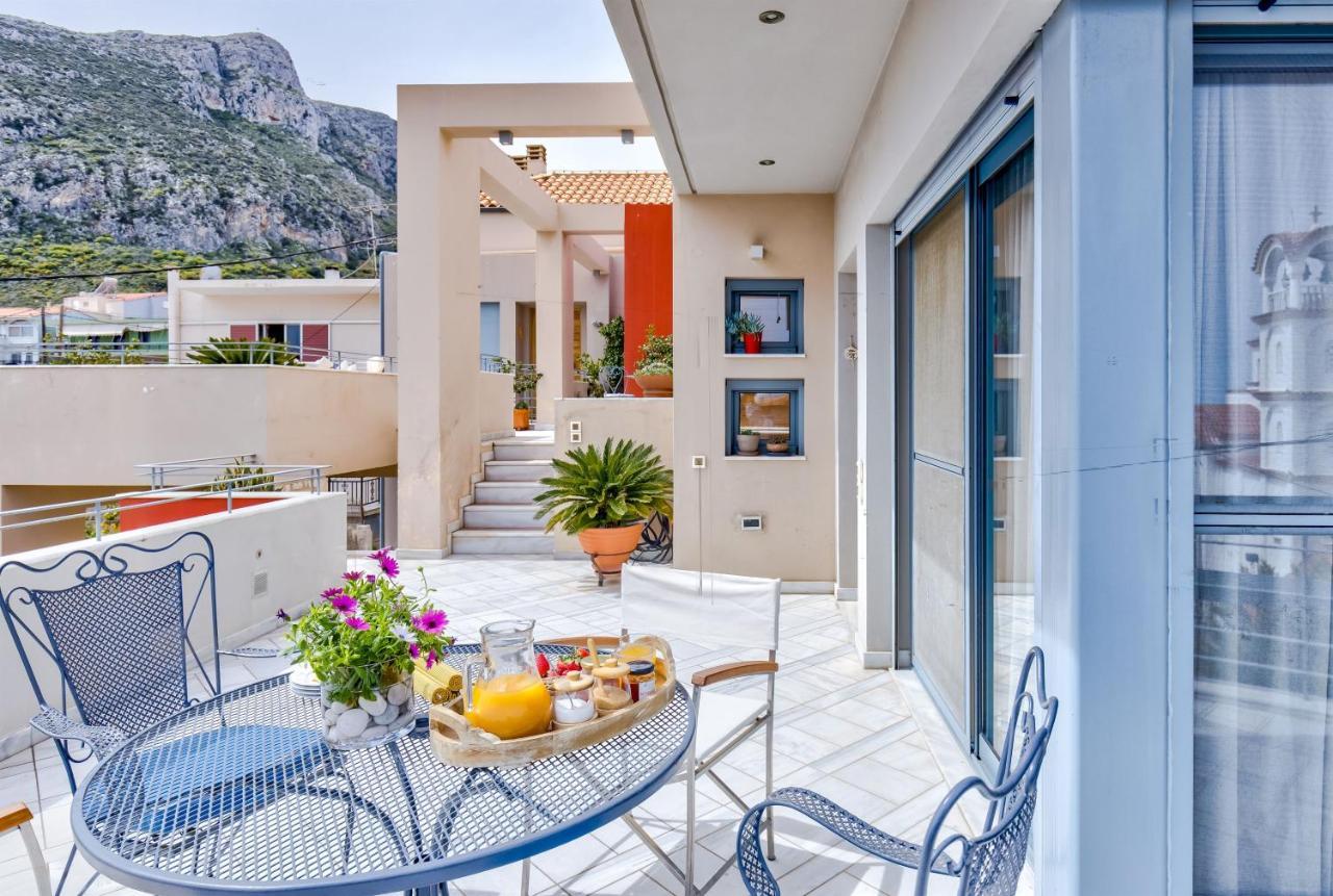 Monemvasia Modern Flat With Panoramic Sea View Zewnętrze zdjęcie