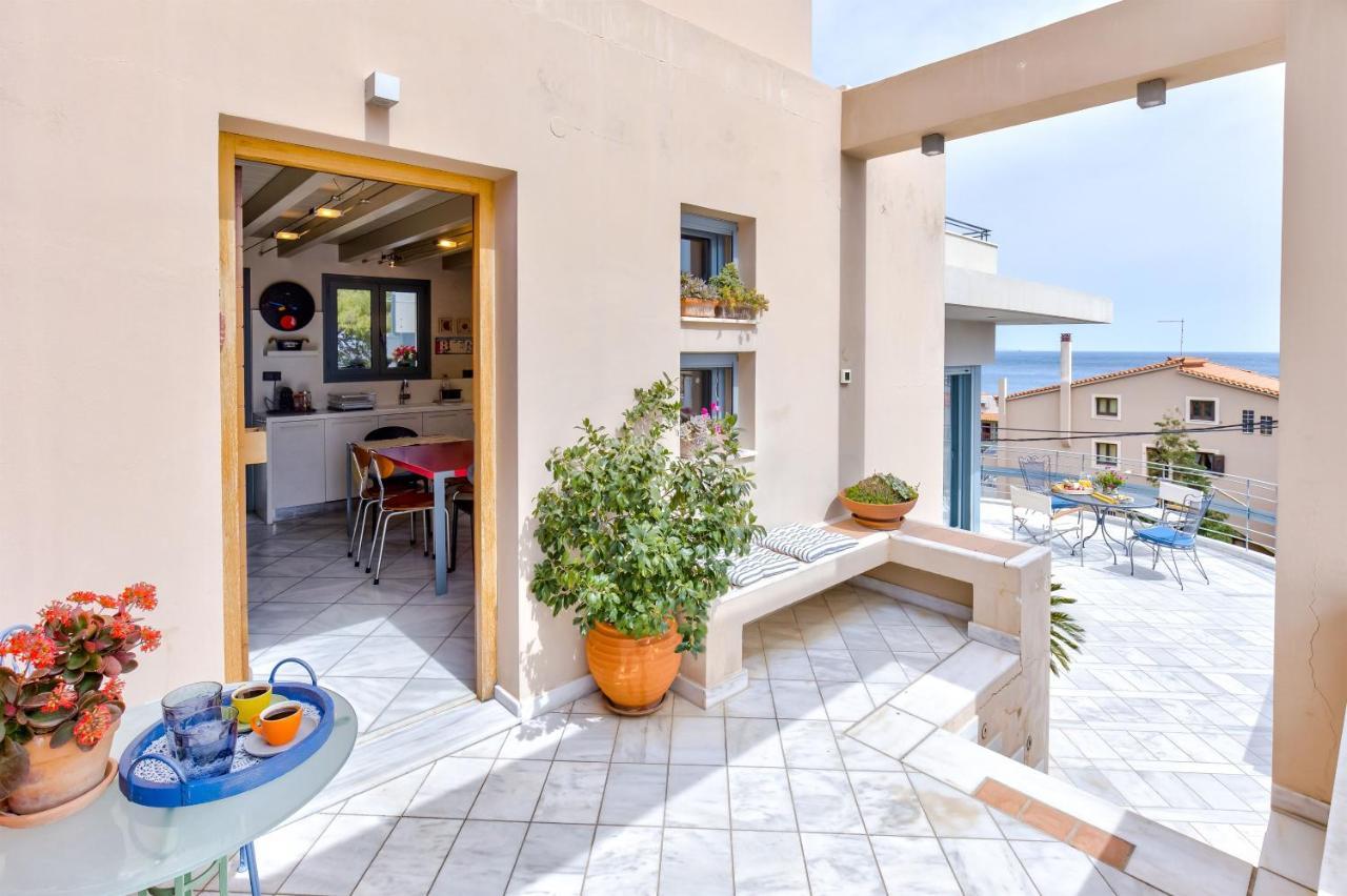 Monemvasia Modern Flat With Panoramic Sea View Zewnętrze zdjęcie