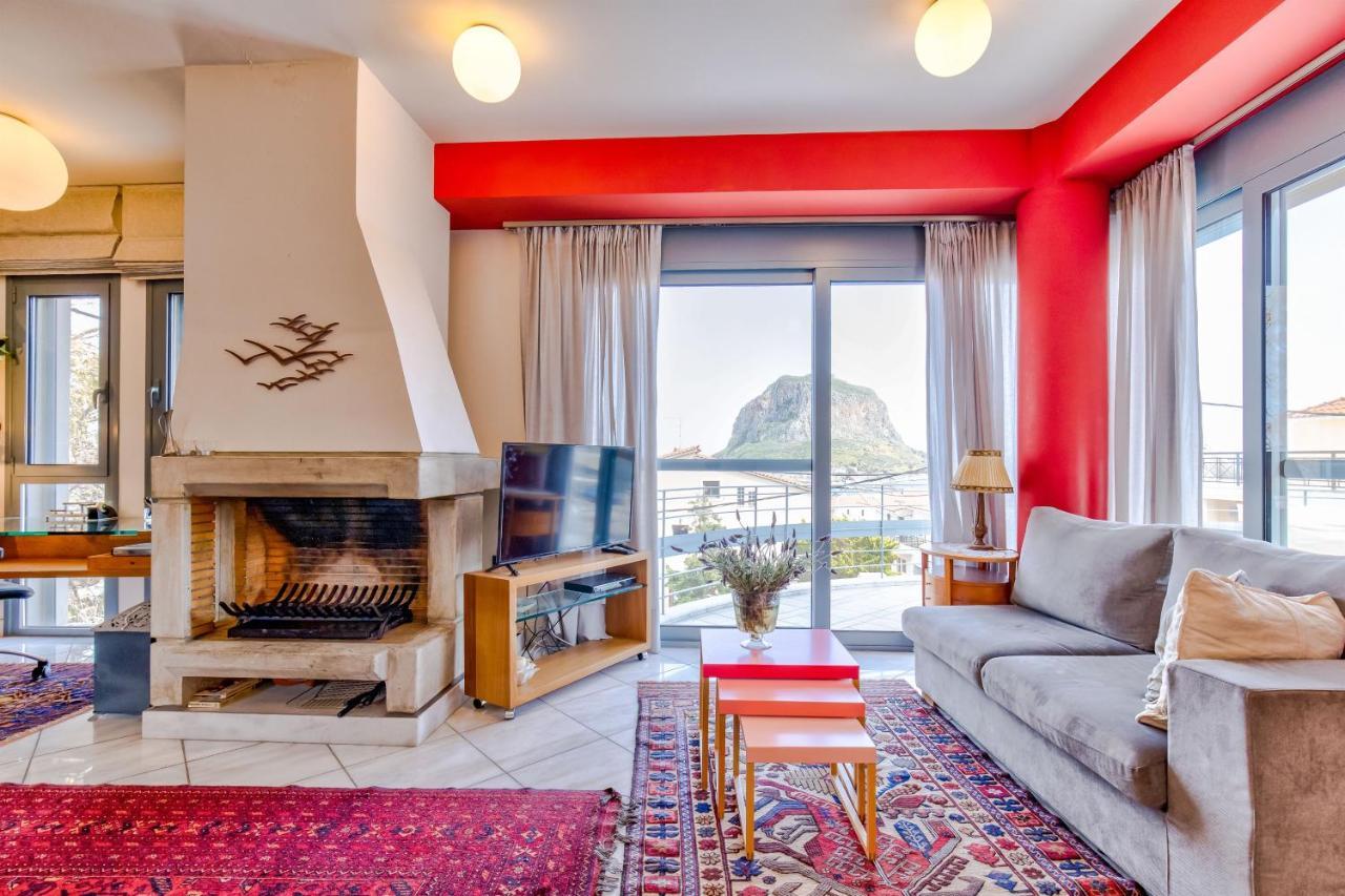 Monemvasia Modern Flat With Panoramic Sea View Zewnętrze zdjęcie